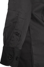 Women's Military Shirt - Long Sleeve - Black